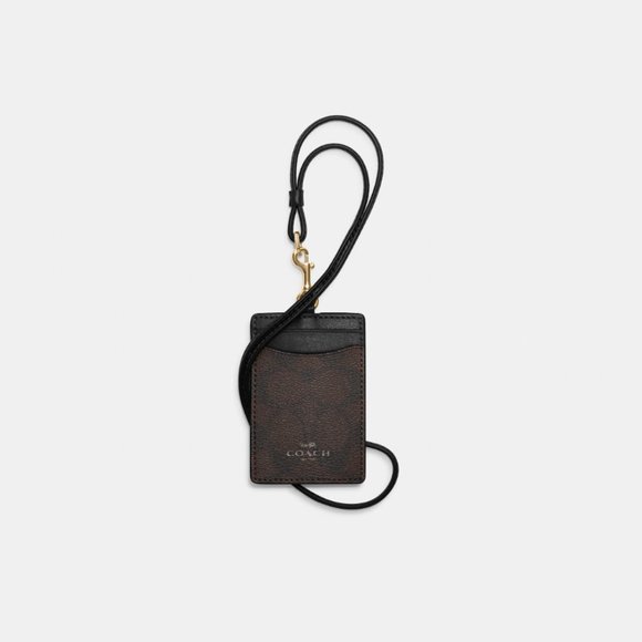 Coach Women COACH Id Lanyard in Signature Canvas